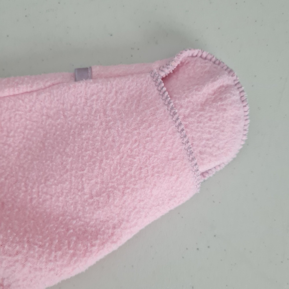 Vintage Beatrix Potter One Piece Baby Newborn Pink Fleece Peter Rabbit Sleeper - Picture 4 of 16